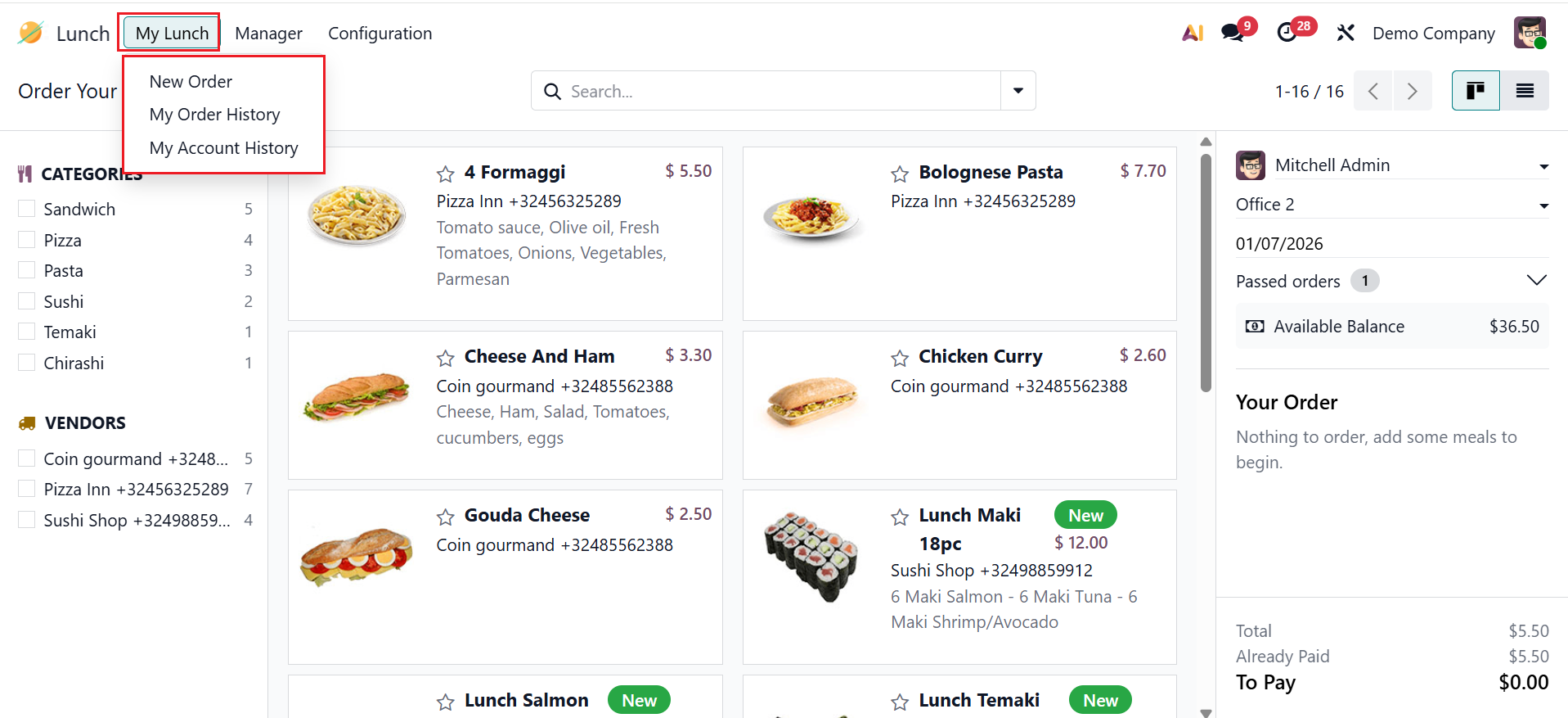 Odoo 19 Project