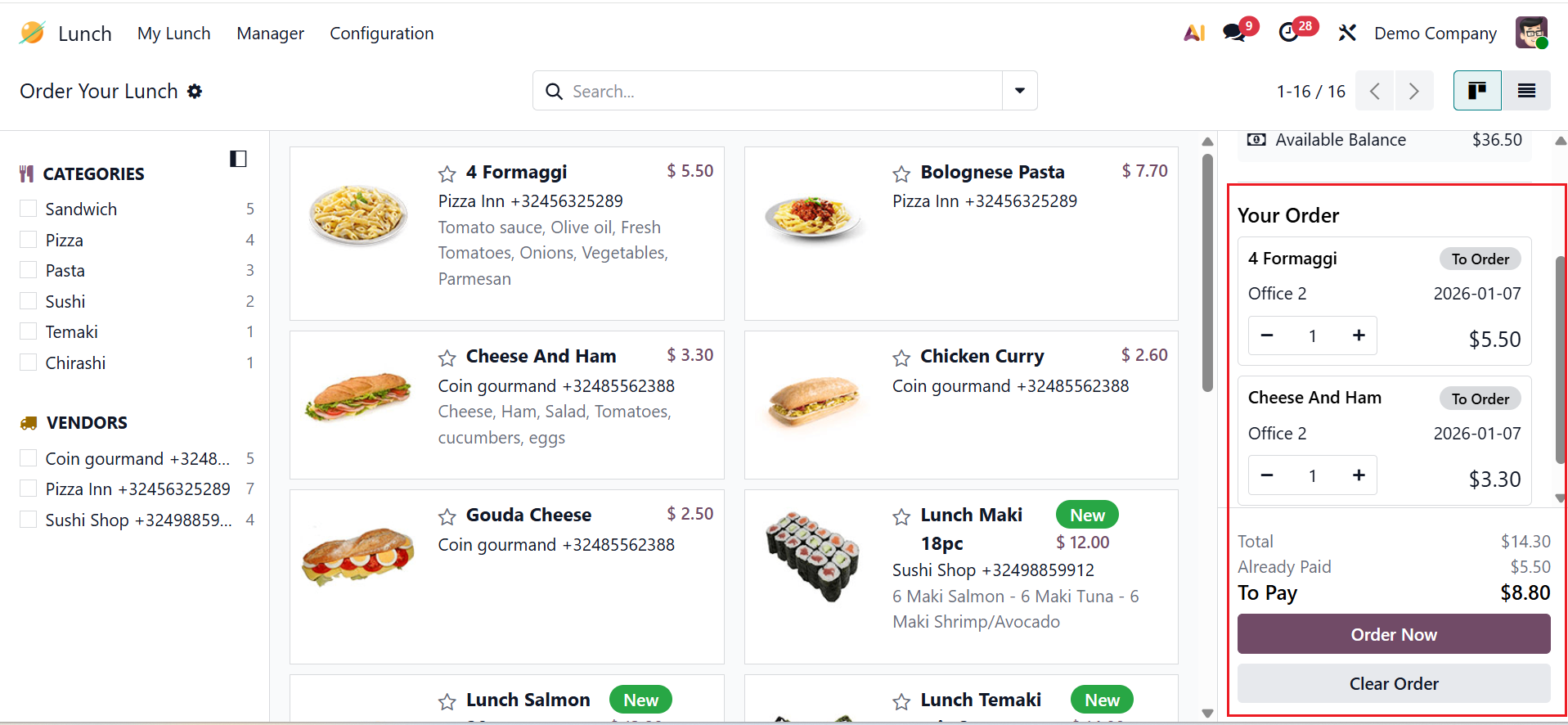 Odoo 19 Project