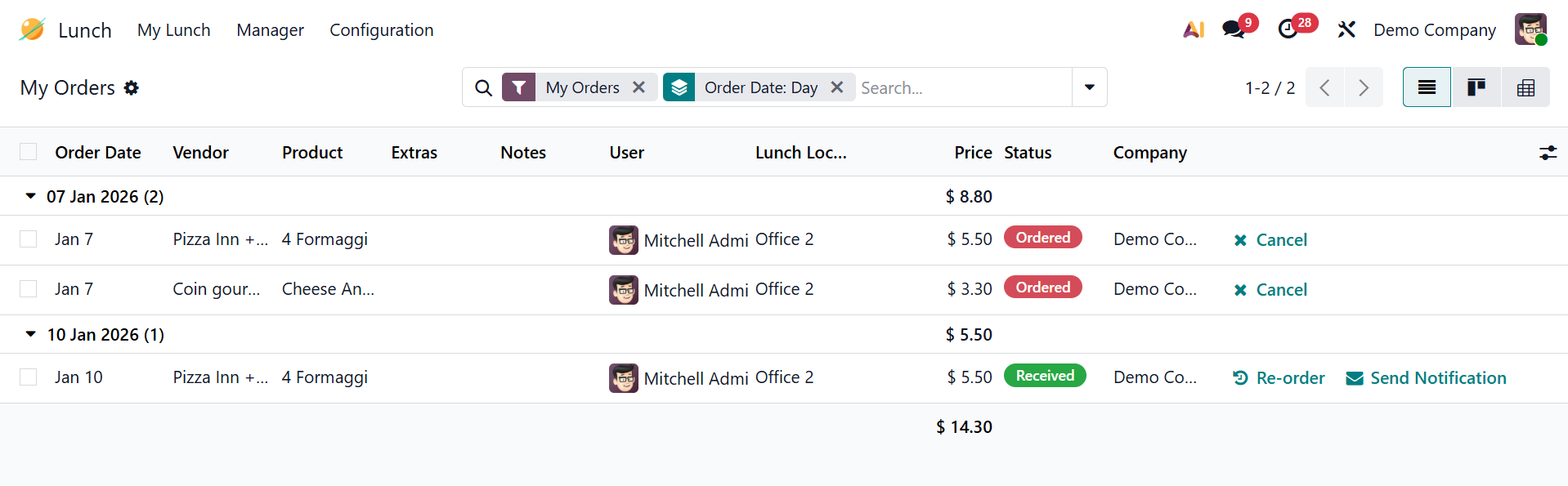 Odoo 19 Project