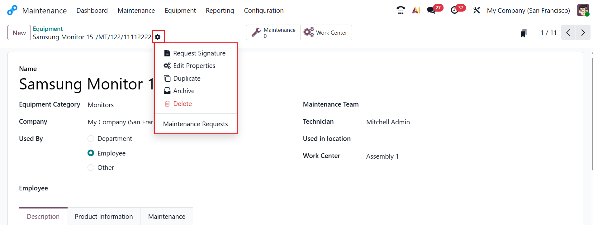 Odoo 19 Project