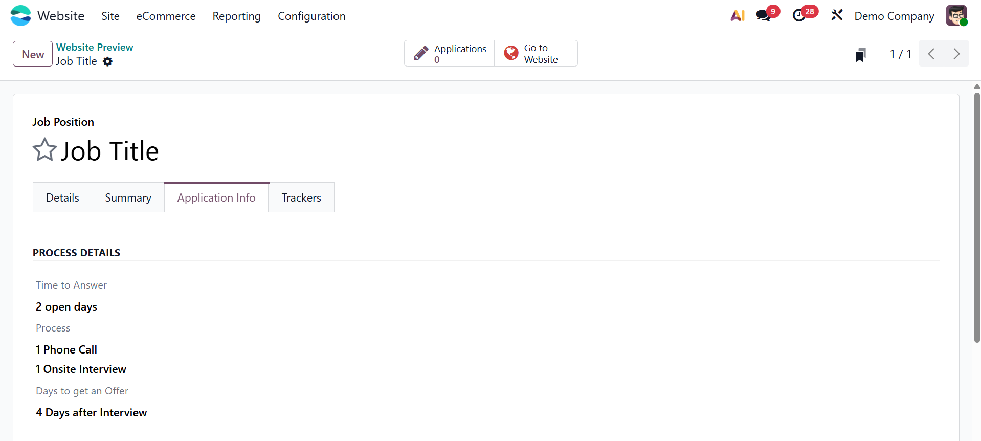 Odoo 19 Project