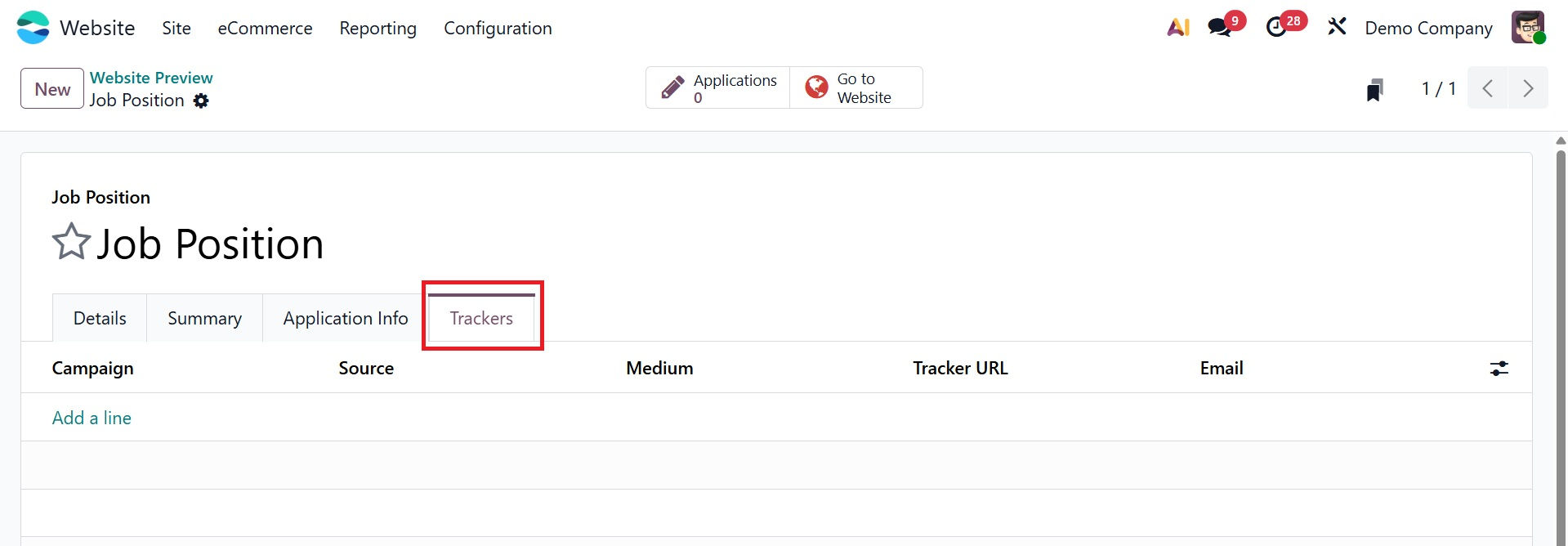 Odoo 19 Project