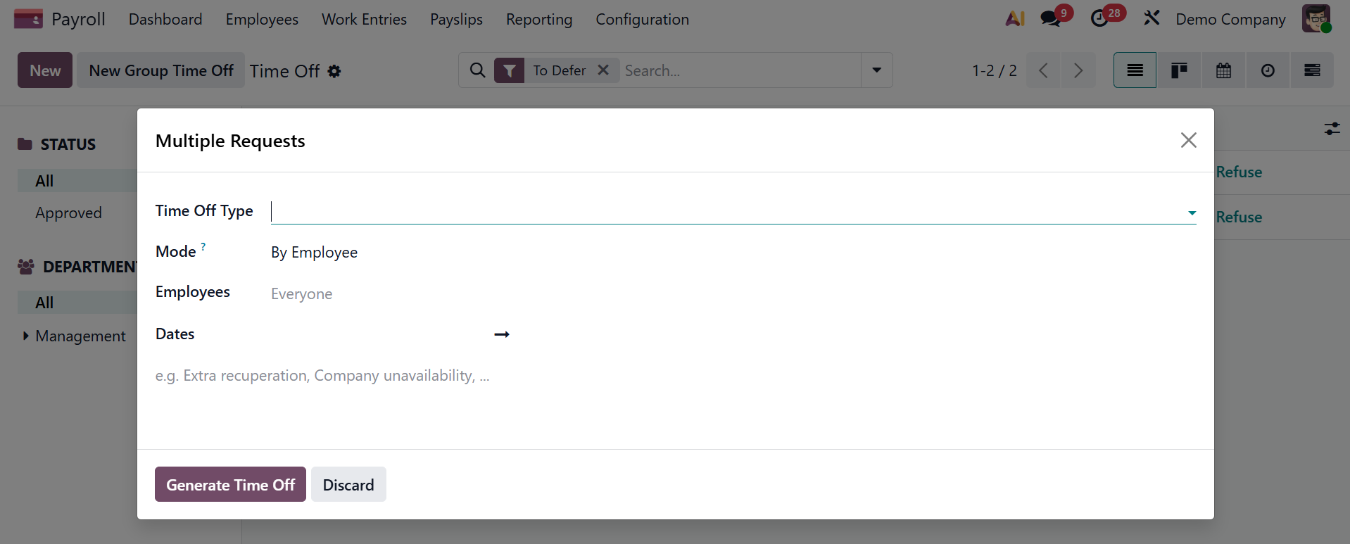 Odoo 19 Project