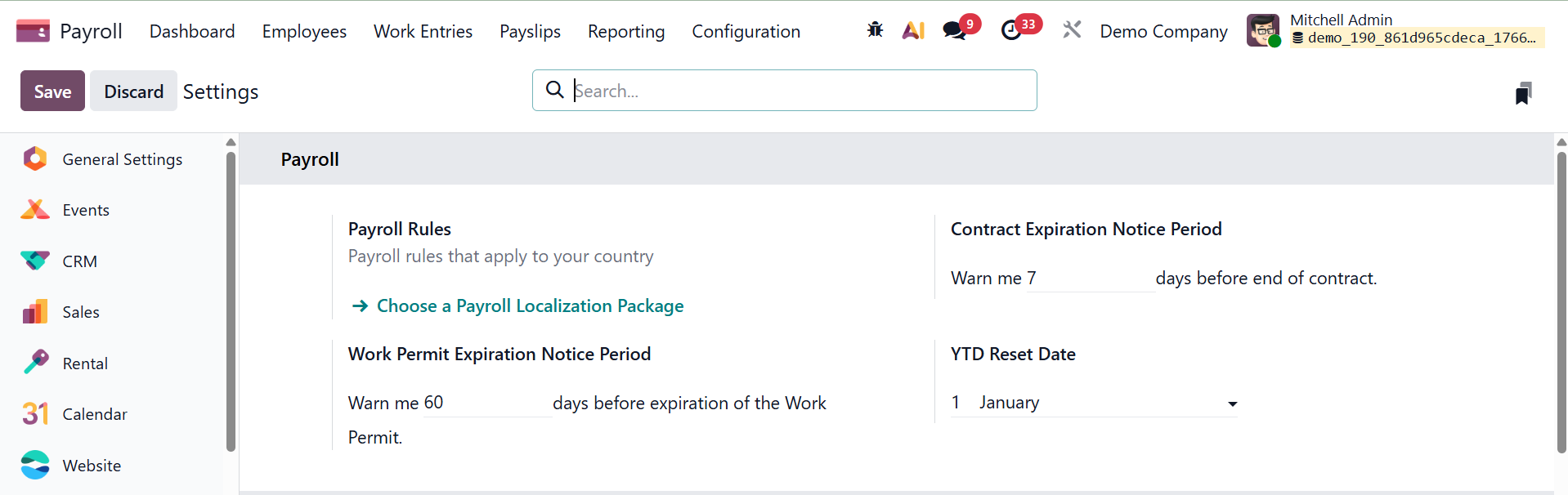 Odoo 19 Project