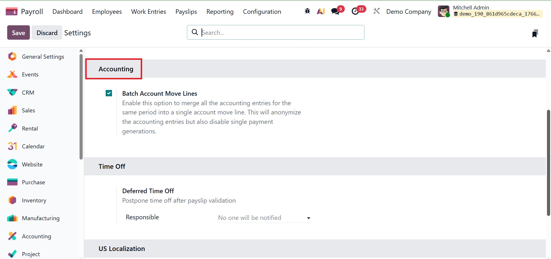 Odoo 19 Project