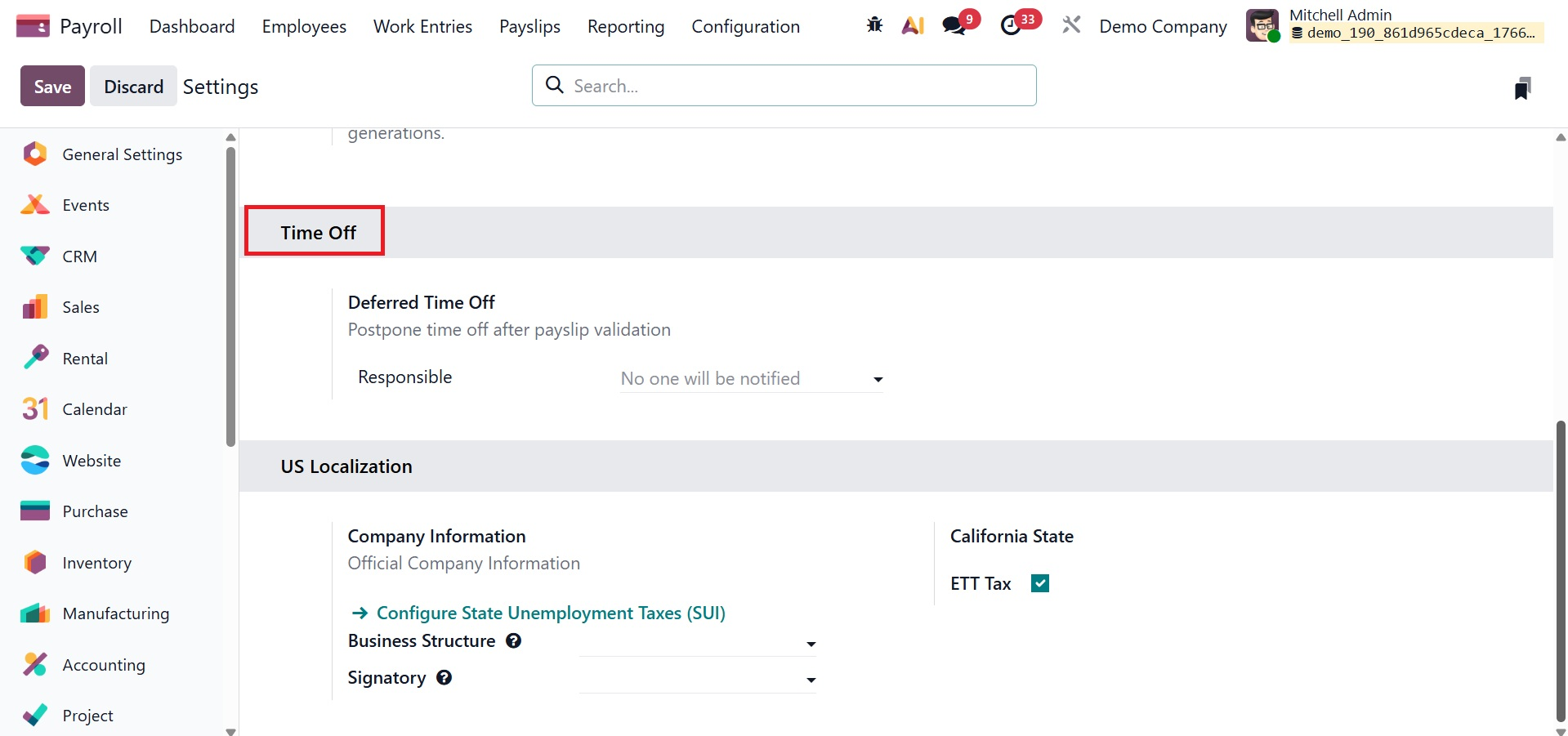 Odoo 19 Project