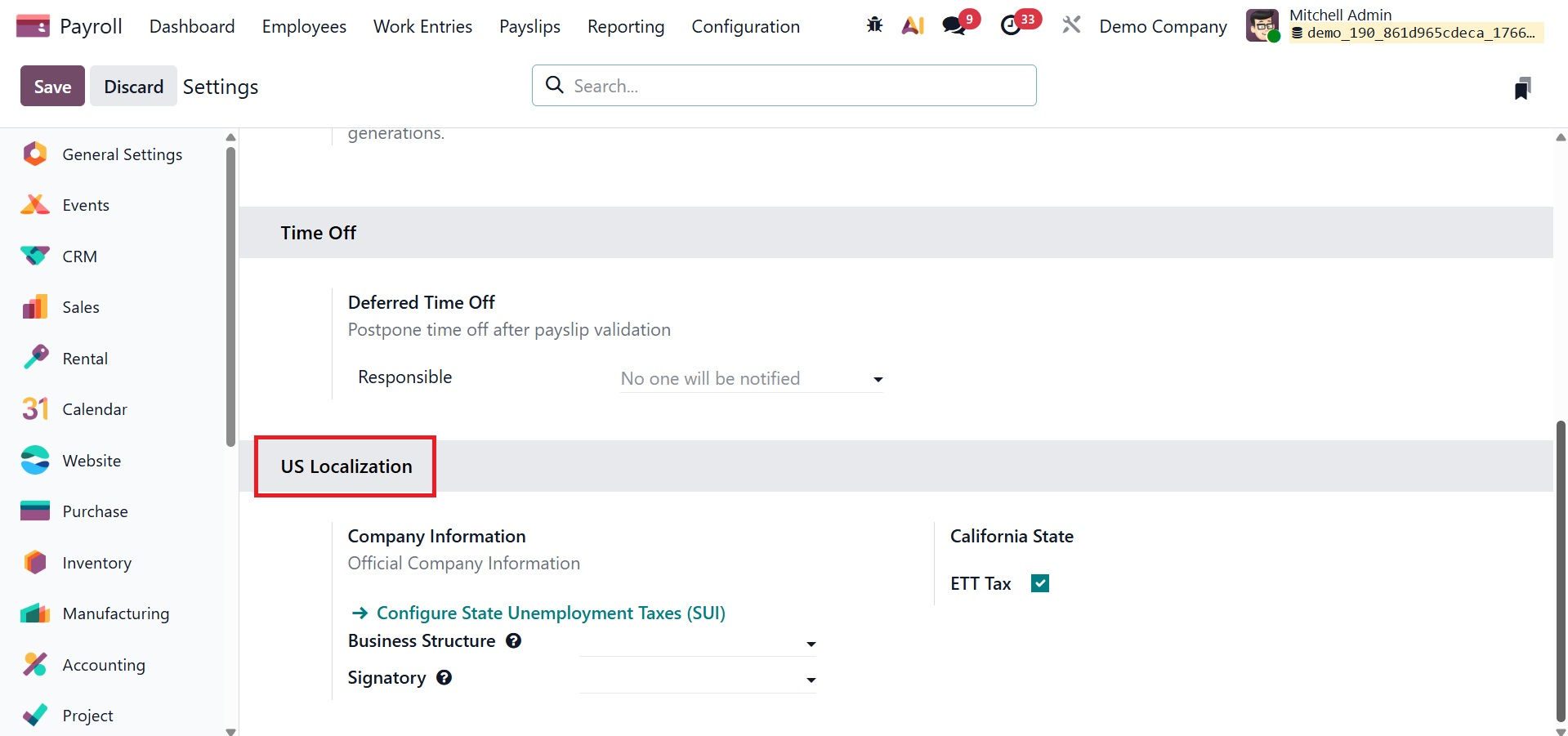 Odoo 19 Project