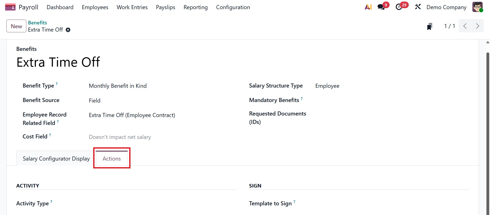 Odoo 19 Project