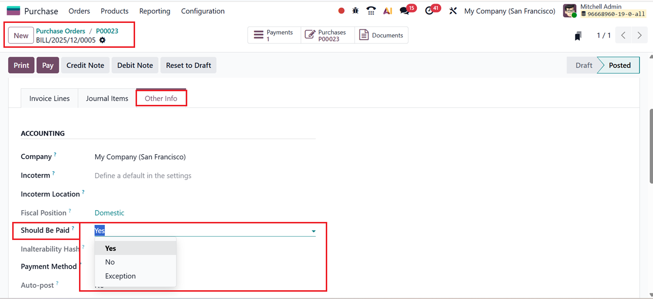 Odoo 19 Project