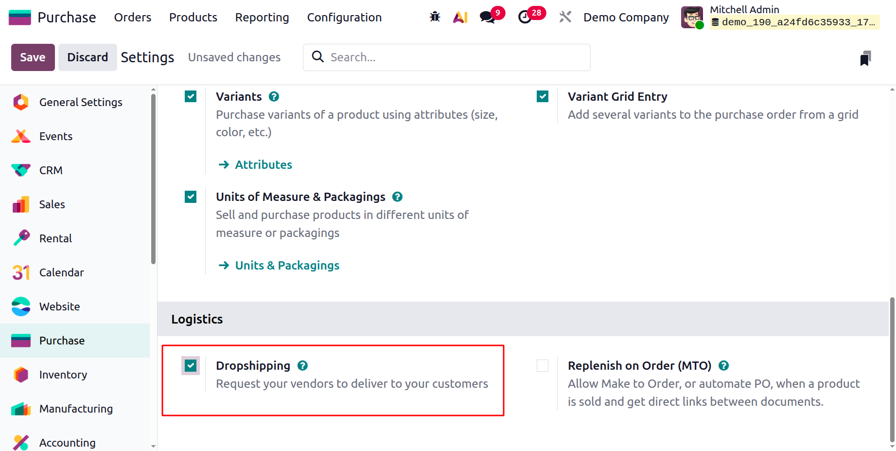 Odoo 19 Project