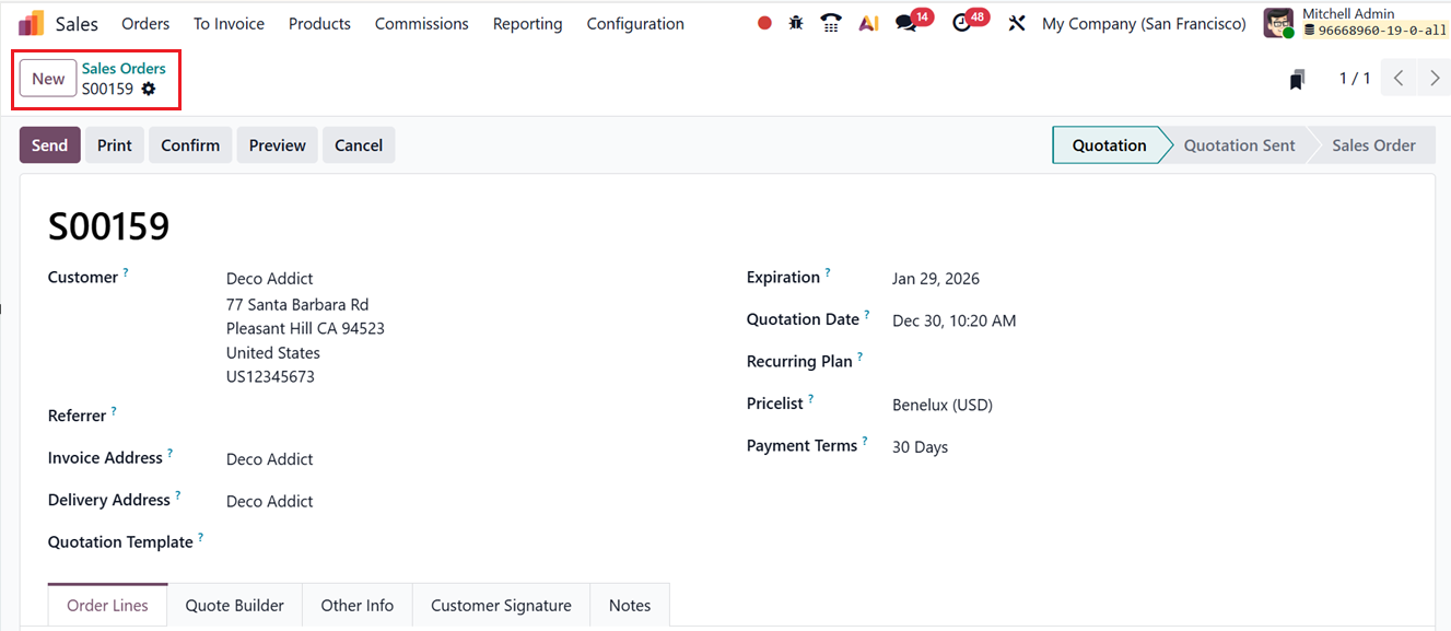 Odoo 19 Project