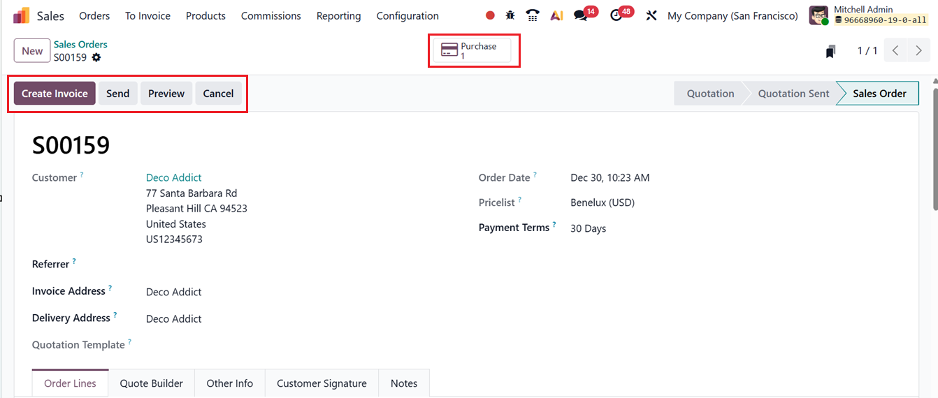 Odoo 19 Project