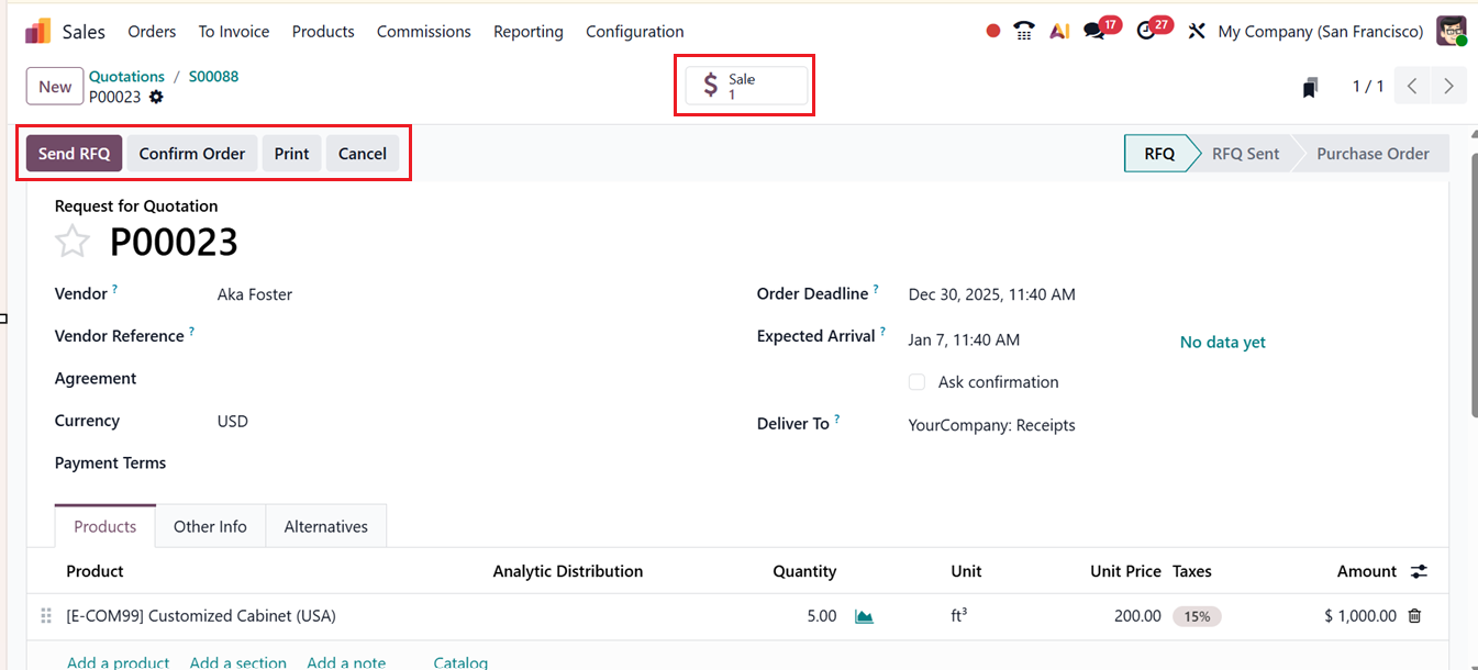 Odoo 19 Project
