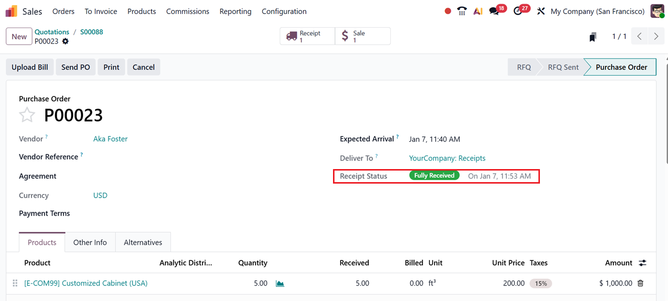 Odoo 19 Project