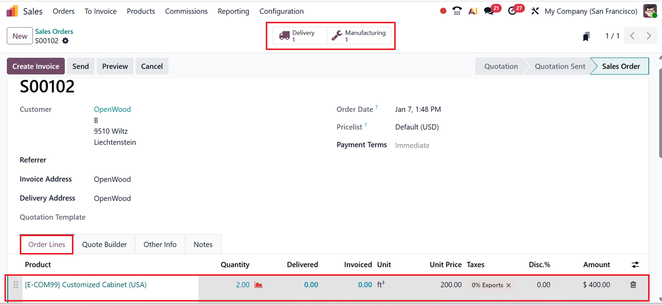 Odoo 19 Project