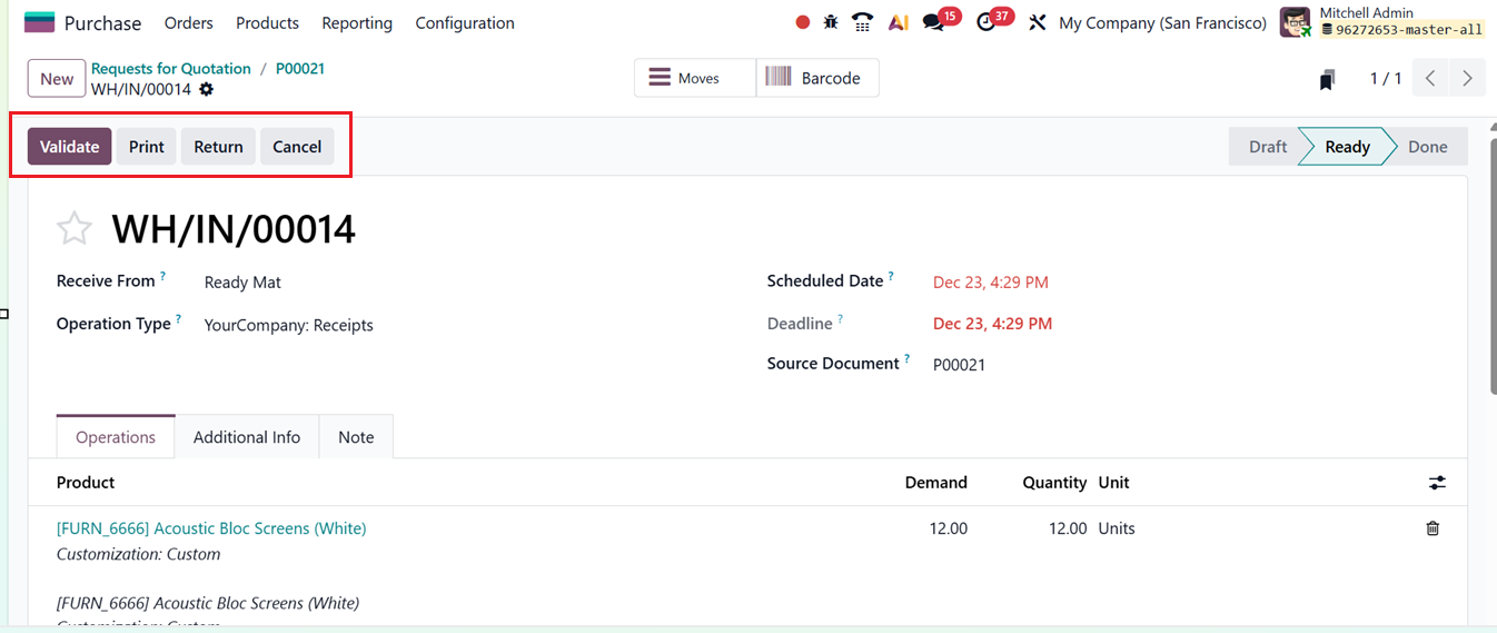 Odoo 19 Project