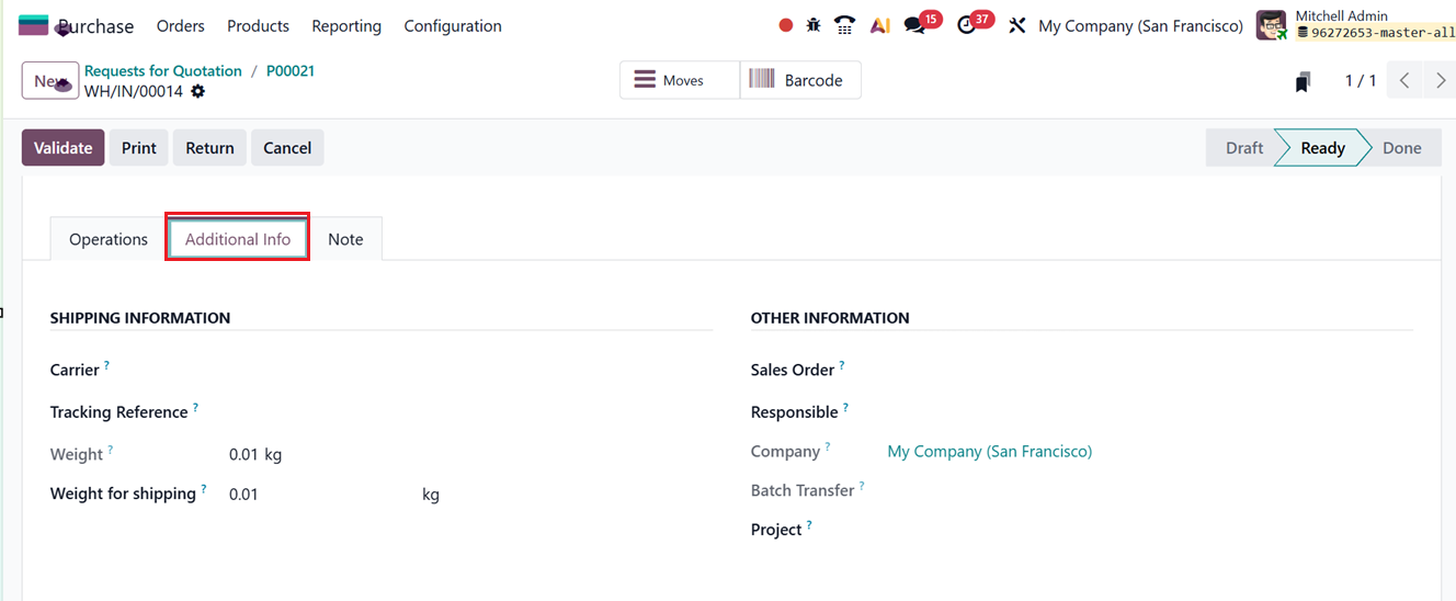 Odoo 19 Project