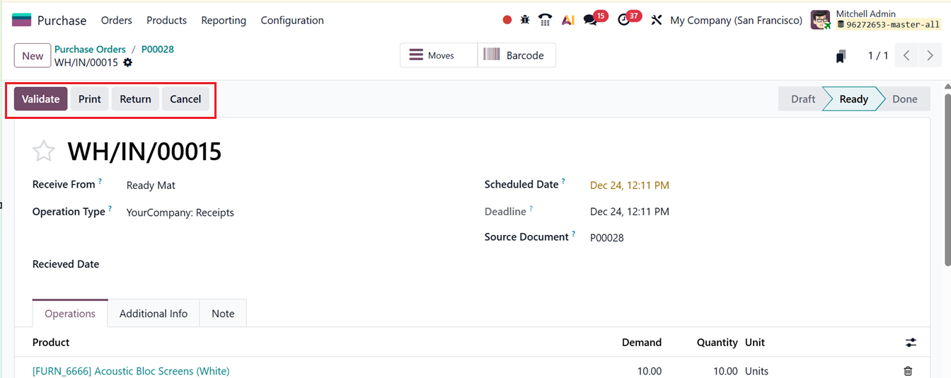 Odoo 19 Project