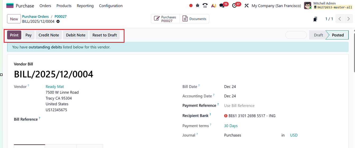 Odoo 19 Project