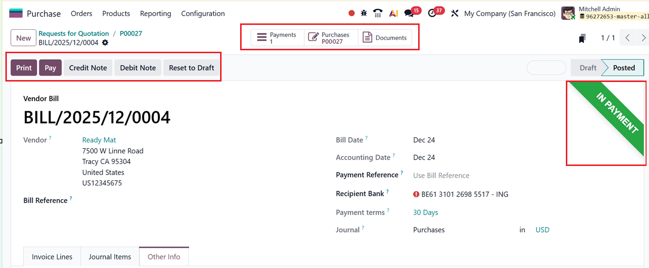 Odoo 19 Project