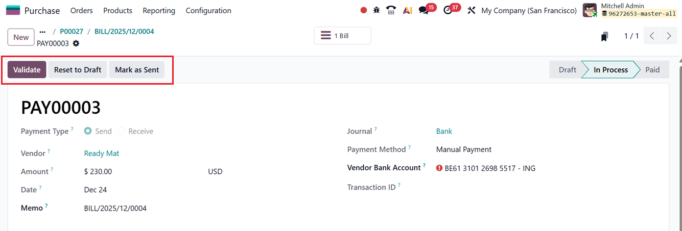 Odoo 19 Project