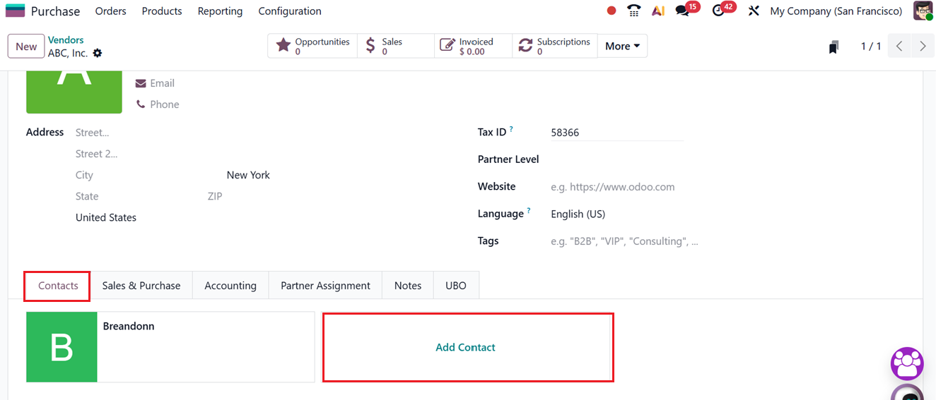 Odoo 19 Project