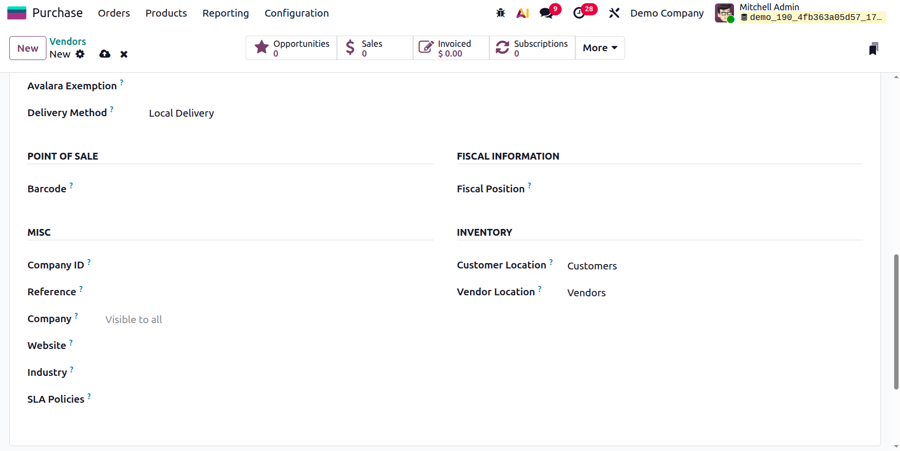 Odoo 19 Project