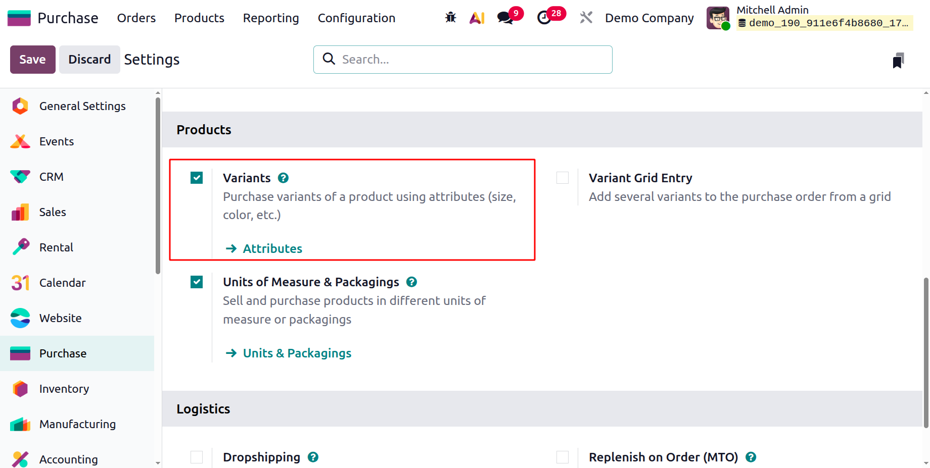 Odoo 19 Project