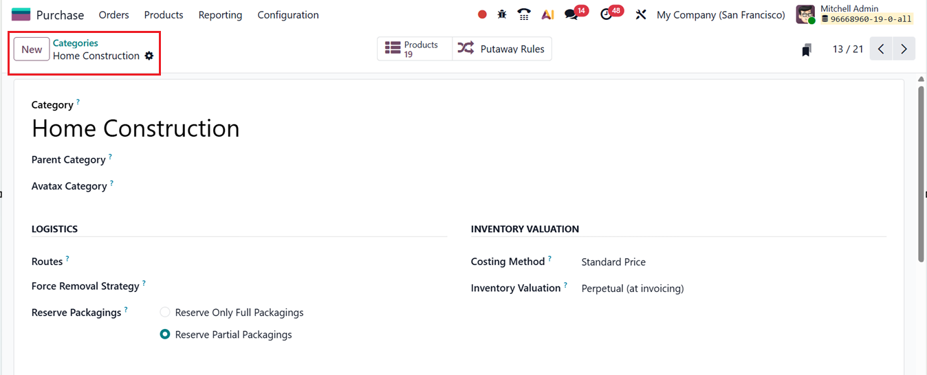 Odoo 19 Project