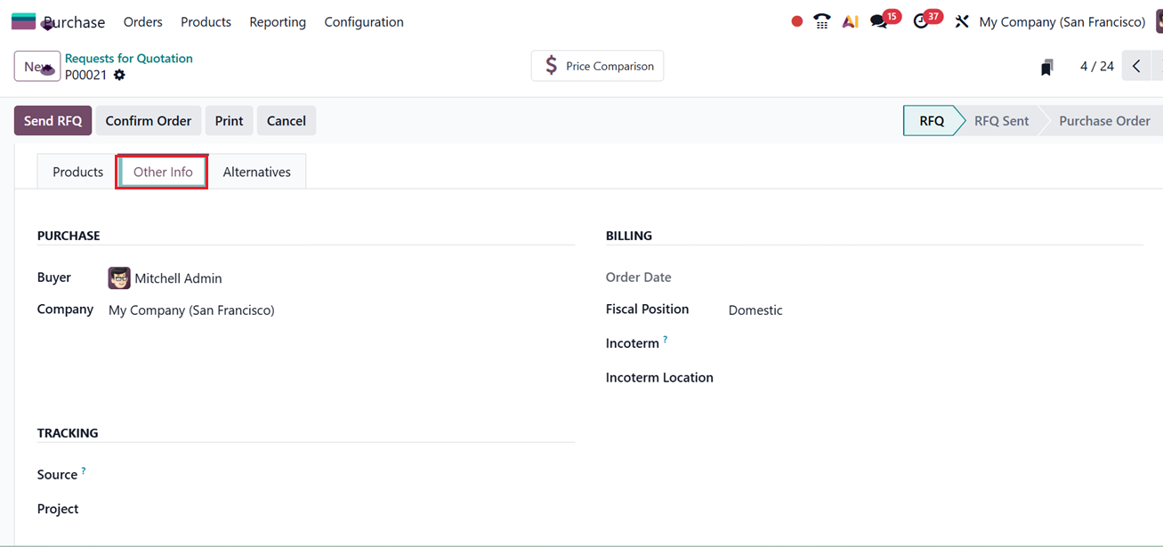 Odoo 19 Project
