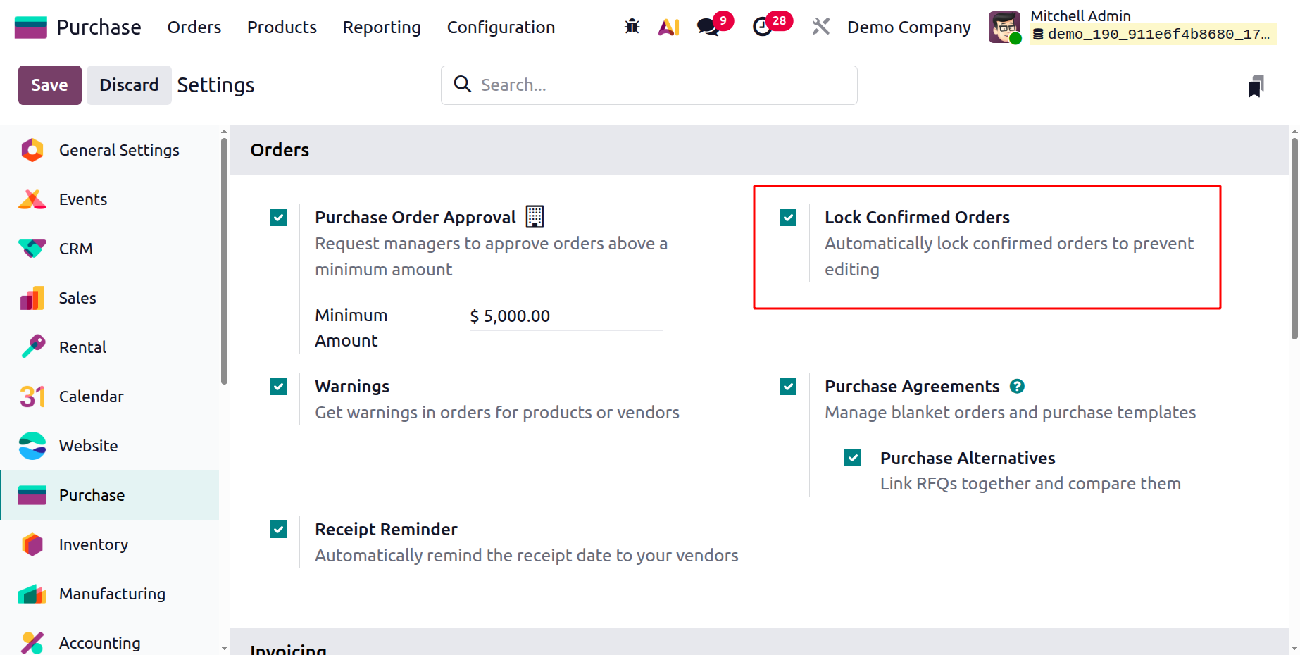Odoo 19 Project