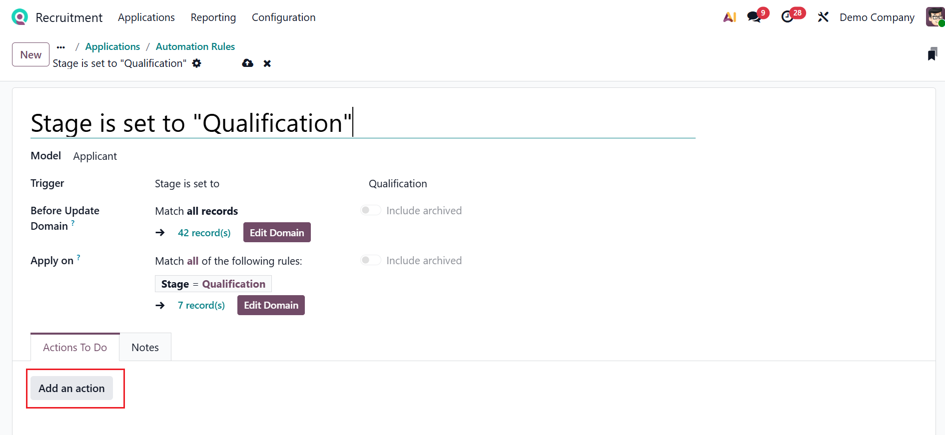 Odoo 19 Project