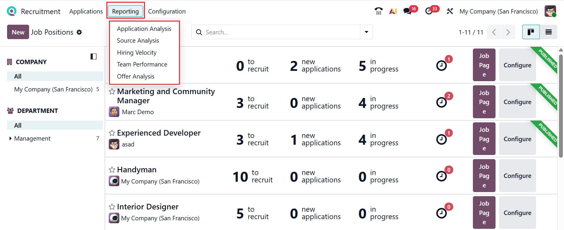 Odoo 19 Project