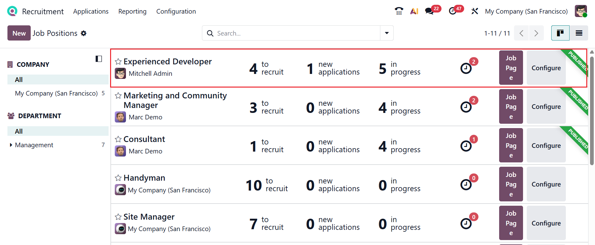 Odoo 19 Project