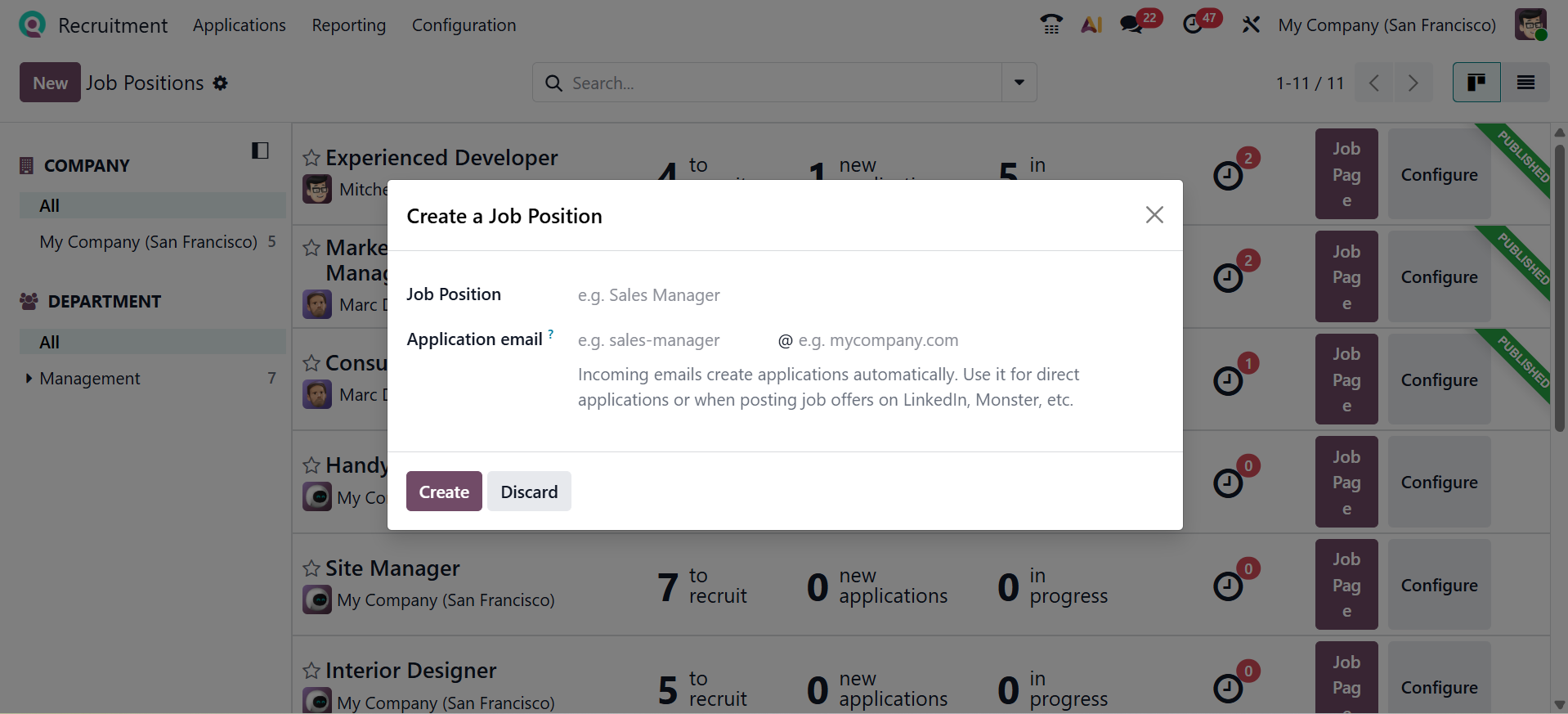 Odoo 19 Project
