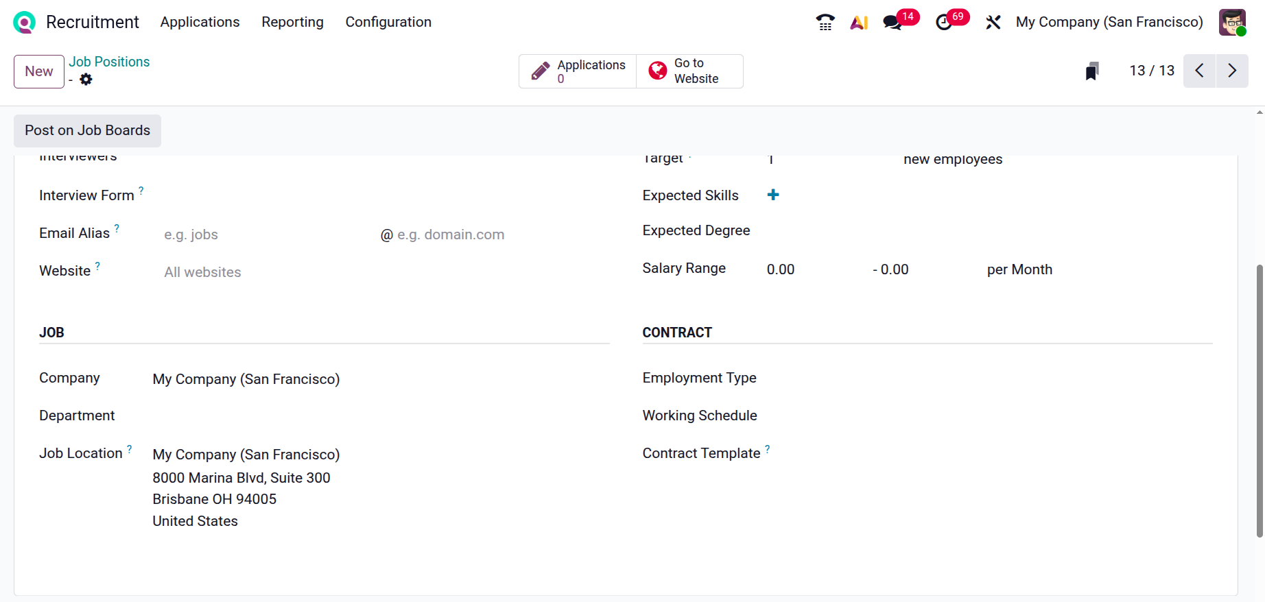 Odoo 19 Project