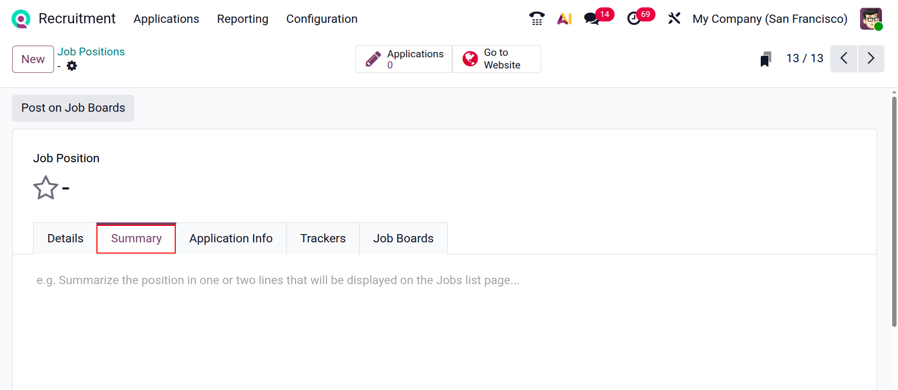 Odoo 19 Project