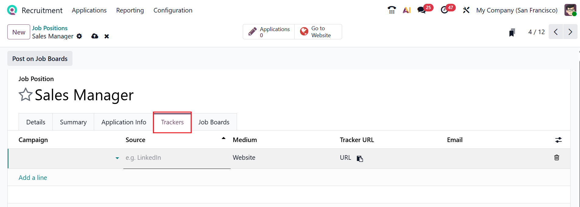 Odoo 19 Project