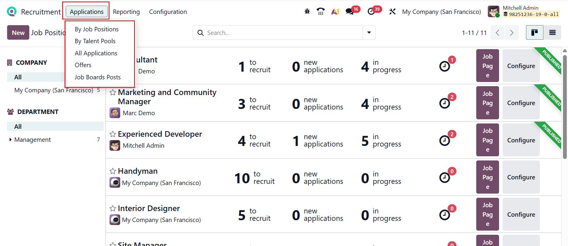 Odoo 19 Project