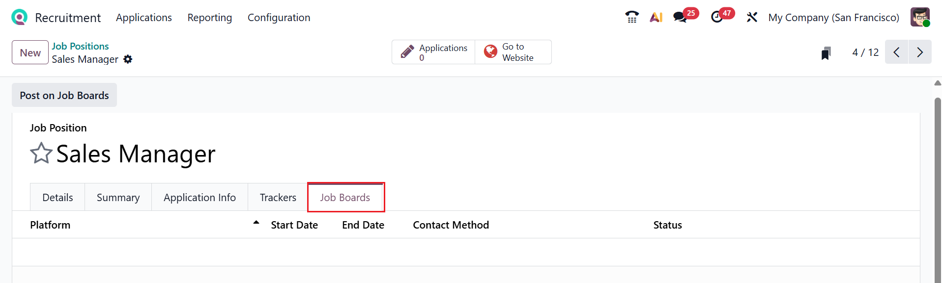 Odoo 19 Project