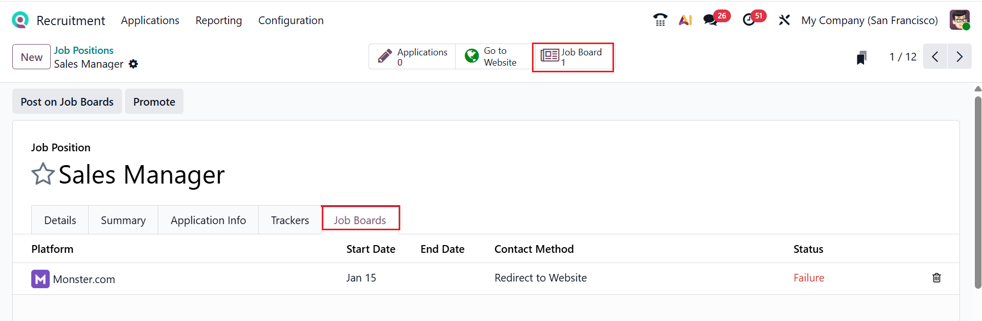 Odoo 19 Project
