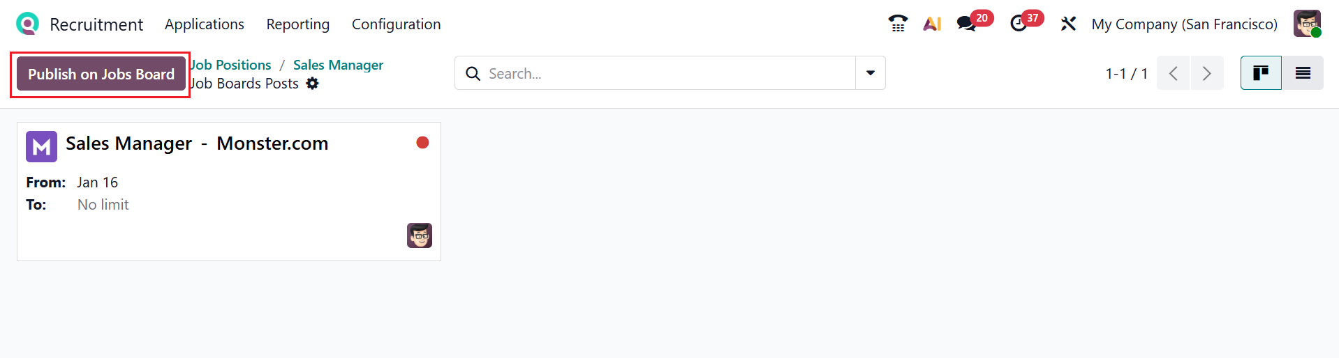Odoo 19 Project