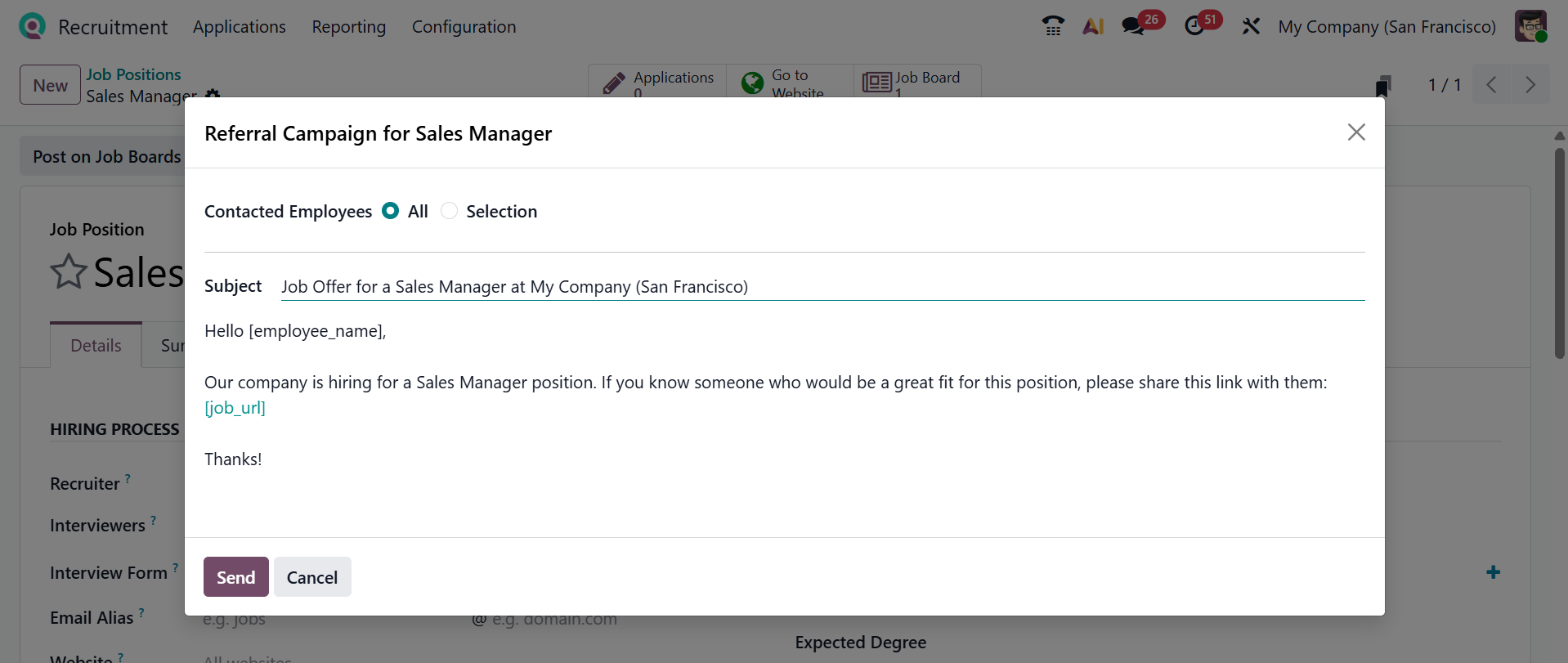 Odoo 19 Project