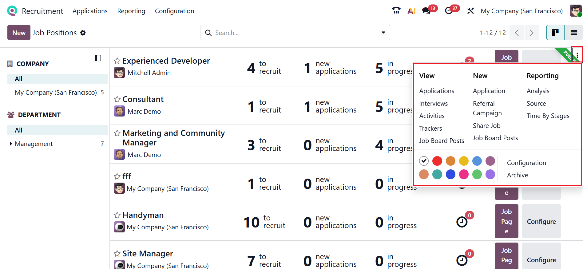 Odoo 19 Project