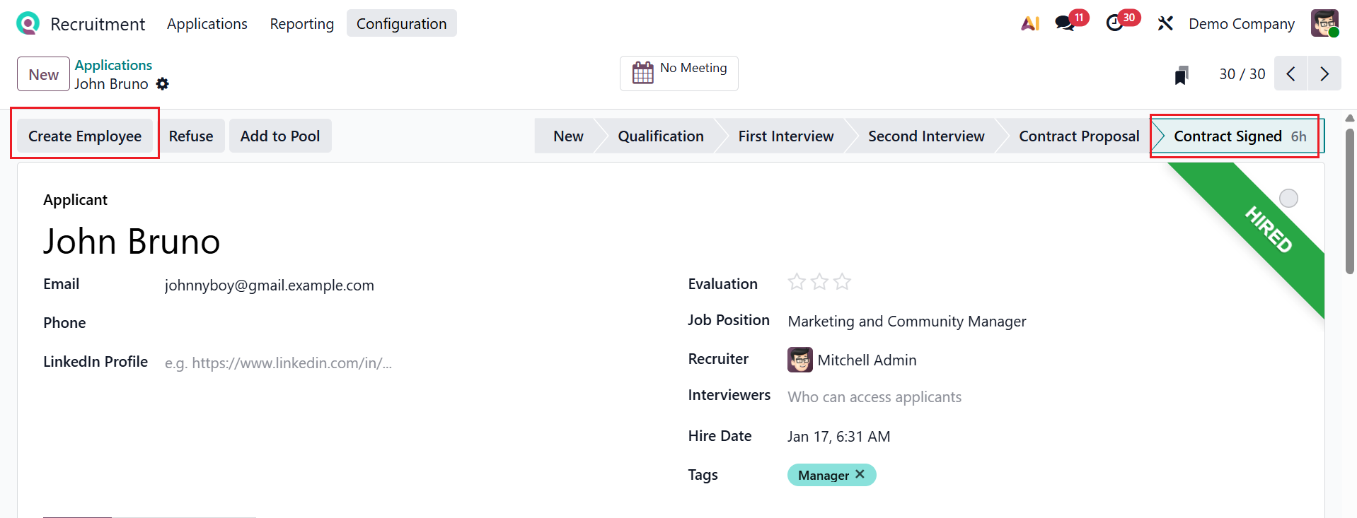 Odoo 19 Project