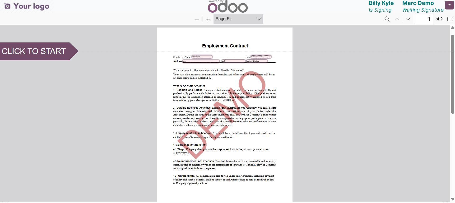 Odoo 19 Project