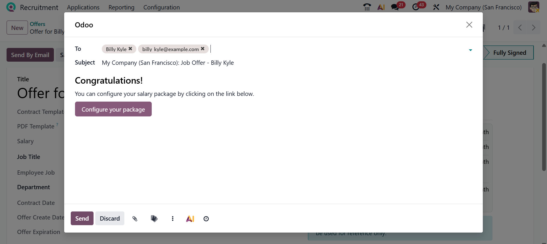 Odoo 19 Project