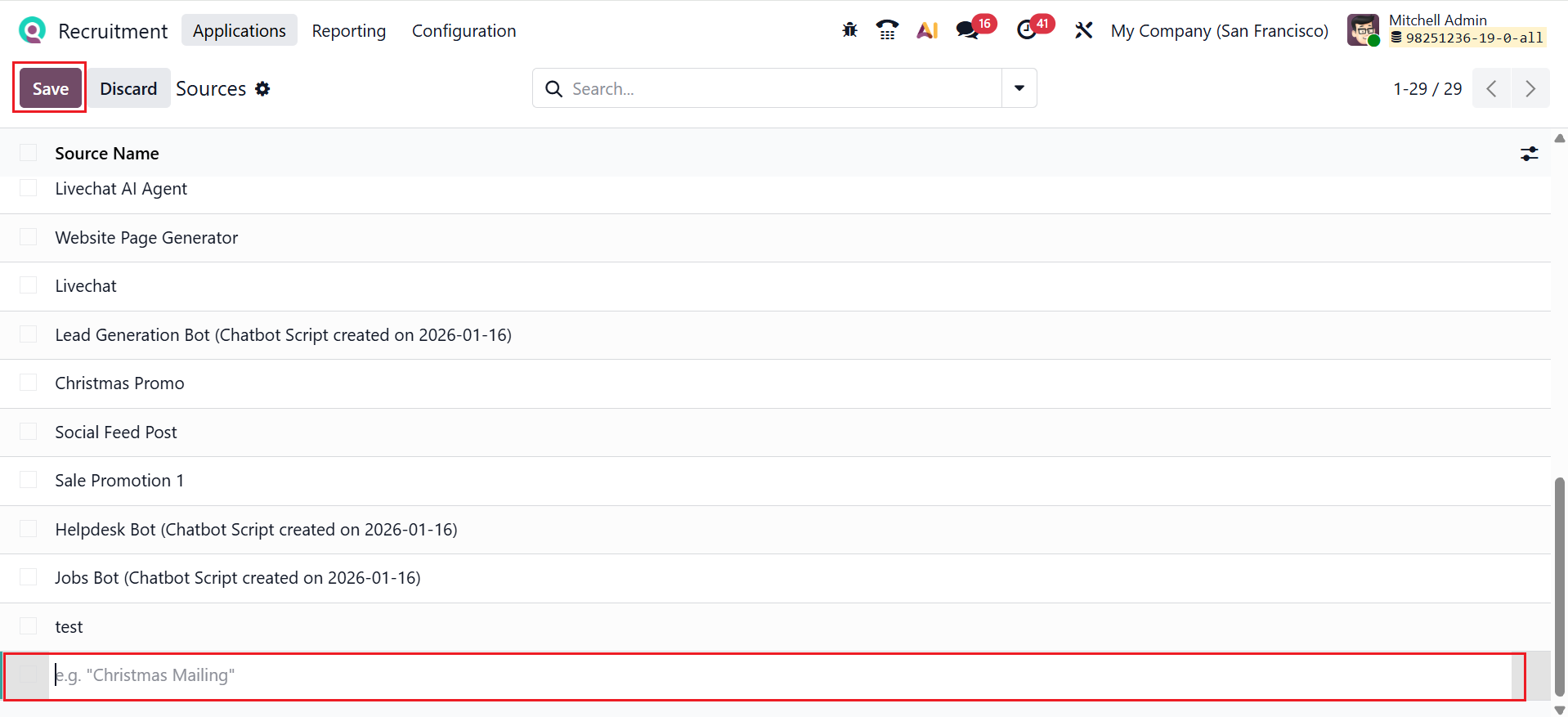 Odoo 19 Project