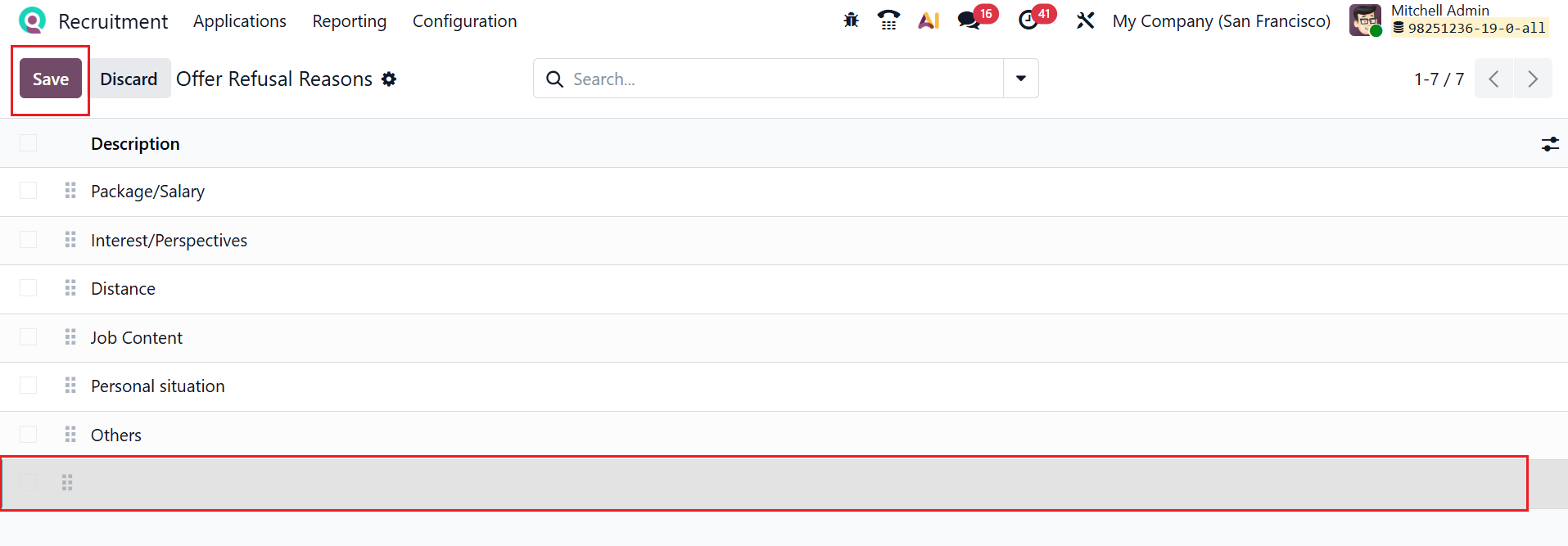 Odoo 19 Project
