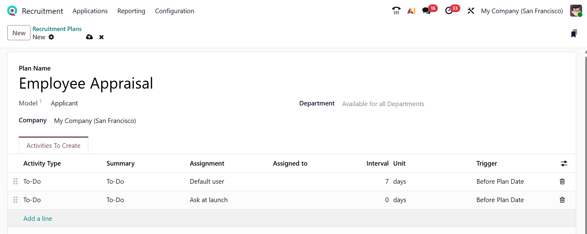 Odoo 19 Project